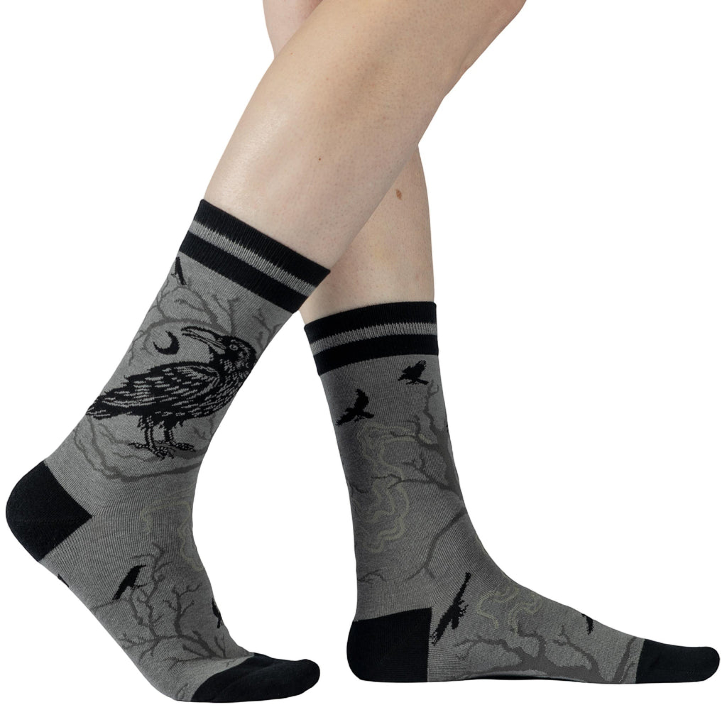 Midnight Crow Crew Socks