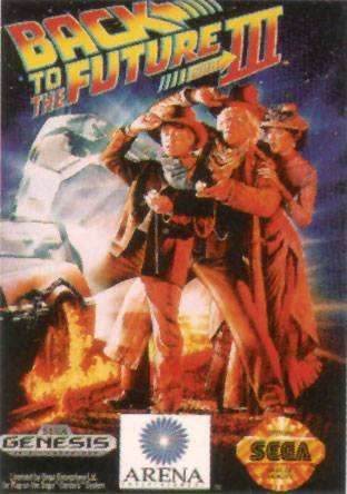 Back to the Future III (Sega Genesis) - Game Manual Only