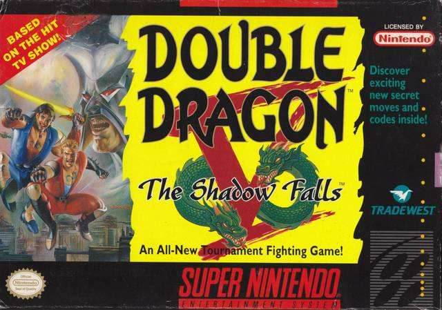Double Dragon V The Shadow Falls (Super Nintendo) - Game Manual Only