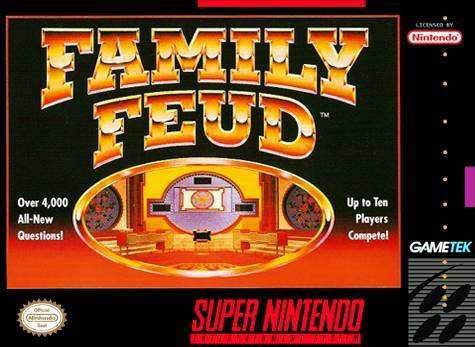Family Feud (Super Nintendo) - Game Manual Only