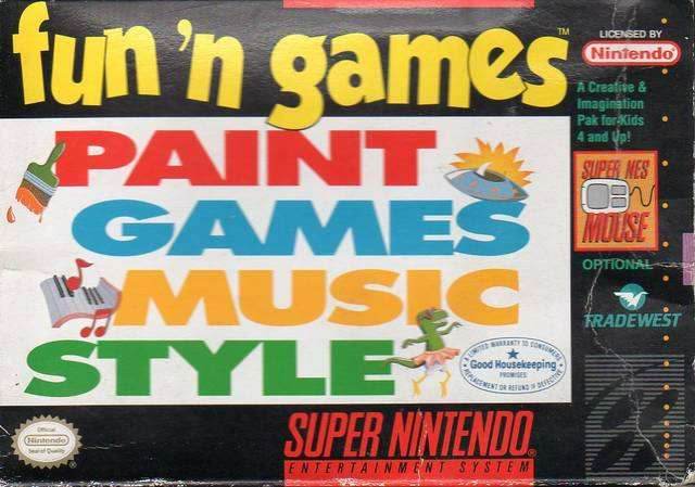 Fun 'N Games (Super Nintendo) - Game Manual Only
