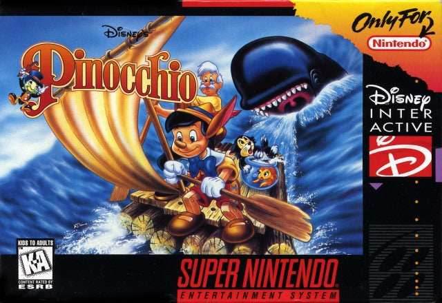 Pinocchio (Super Nintendo) - Game Manual Only