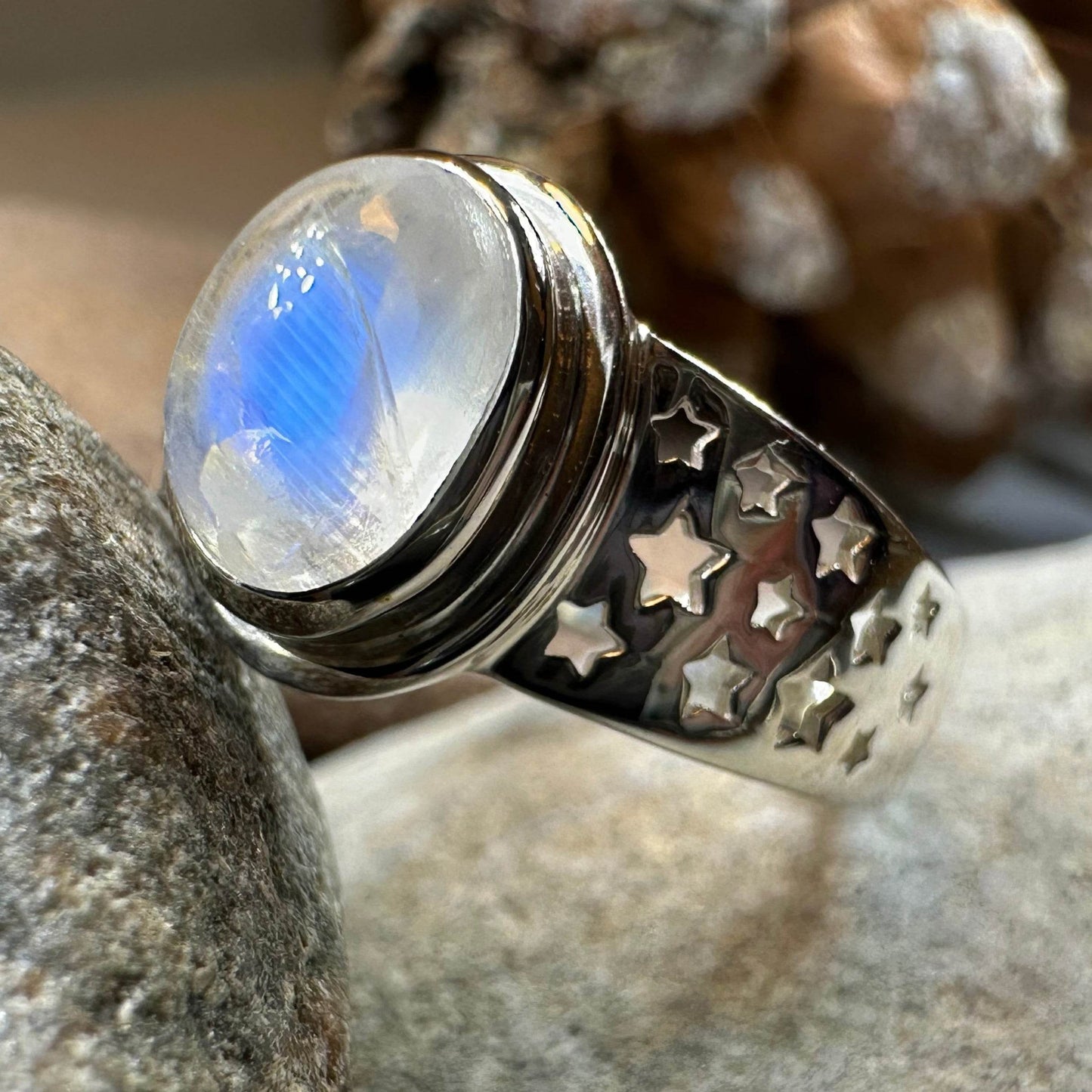 Sebille Silver Stars Ring - 5