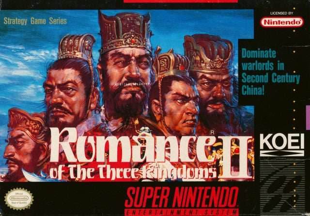 Romance of the Three Kingdoms II (Super Nintendo) - Game Manual Only