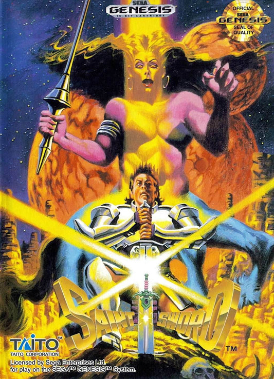 Saint Sword (Sega Genesis) - Game Manual Only