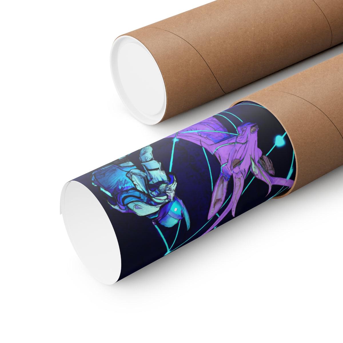 Cyberpunk deer hunting Posters