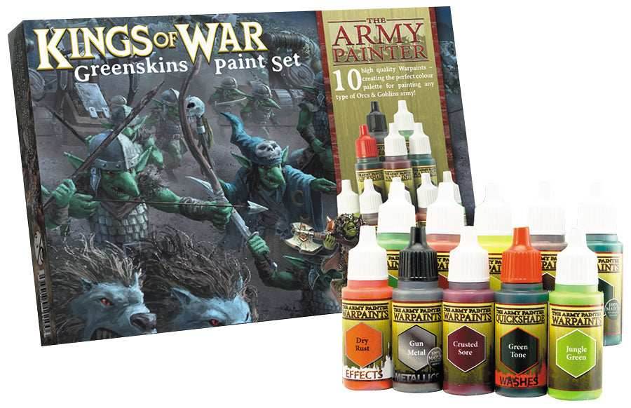 Army Painter Warpaints: Kings of War Greenskins Paint Set (10) - 