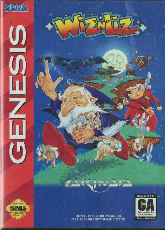 Wiz 'n' Liz (Sega Genesis) - Game Manual Only
