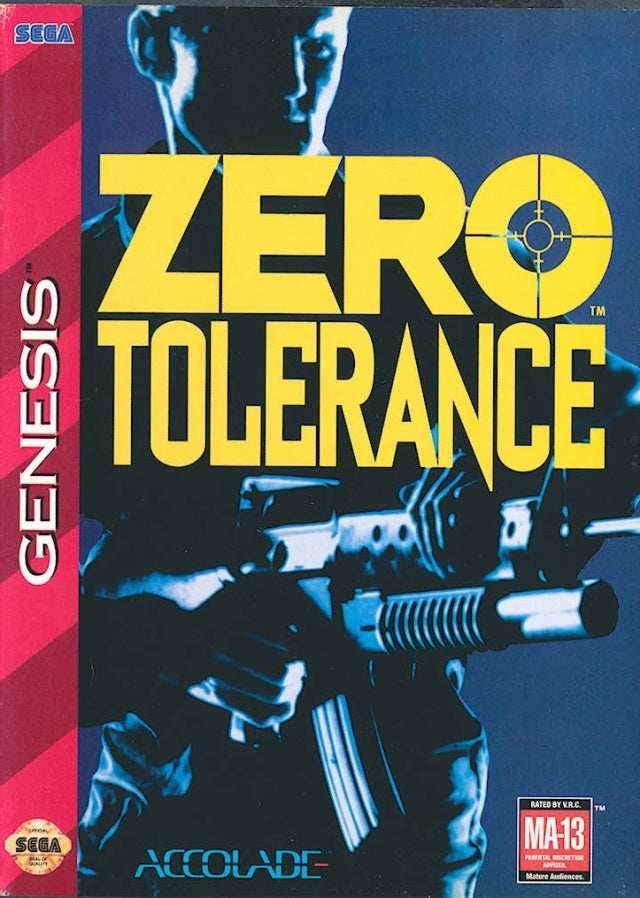 Zero Tolerance (Sega Genesis) - Game Manual Only