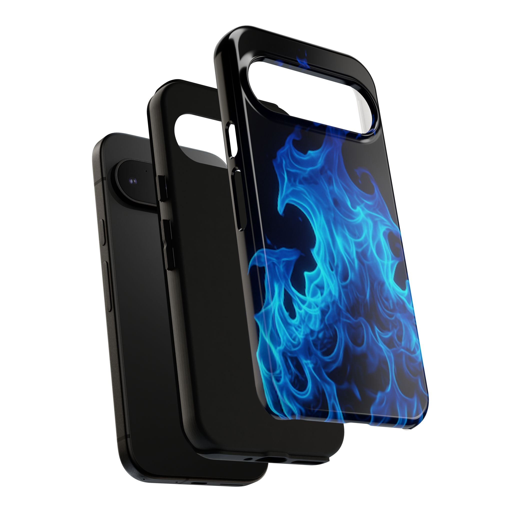 Blue Flames Tough  Phone Case