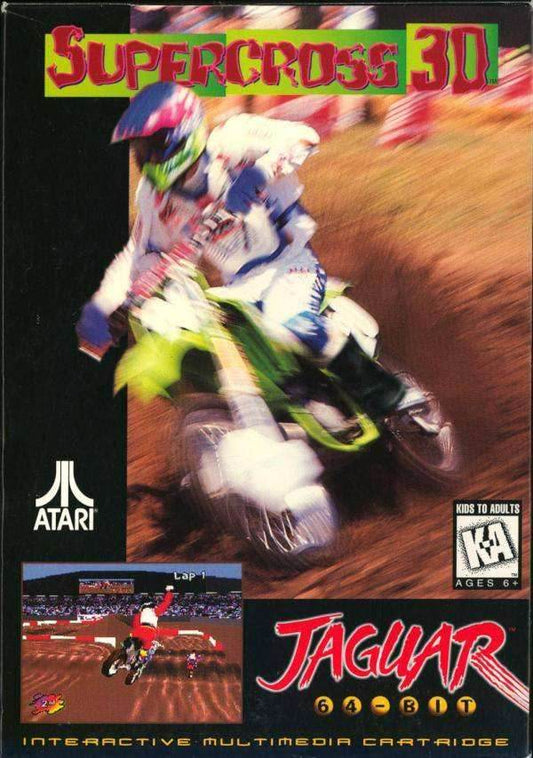 Supercross 3D (Atari Jaguar) - Game Manual Only