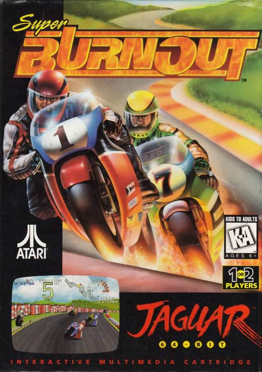 Super Burnout (Atari Jaguar) - Game Manual Only