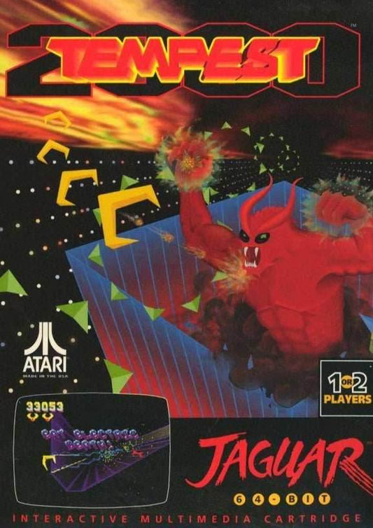 Tempest 2000 (Atari Jaguar) - Game Manual Only