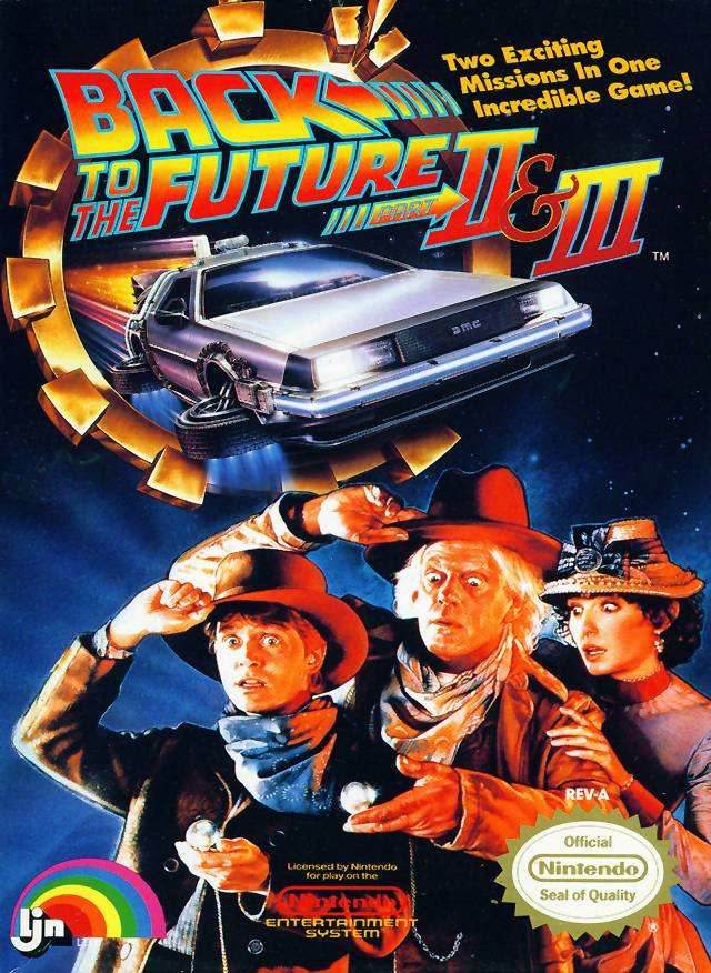 Back to the Future II and III (Nintendo NES) - Game Manual Only