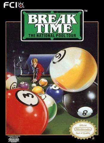 Break Time The National Pool Tour (Nintendo NES) - Game Manual Only