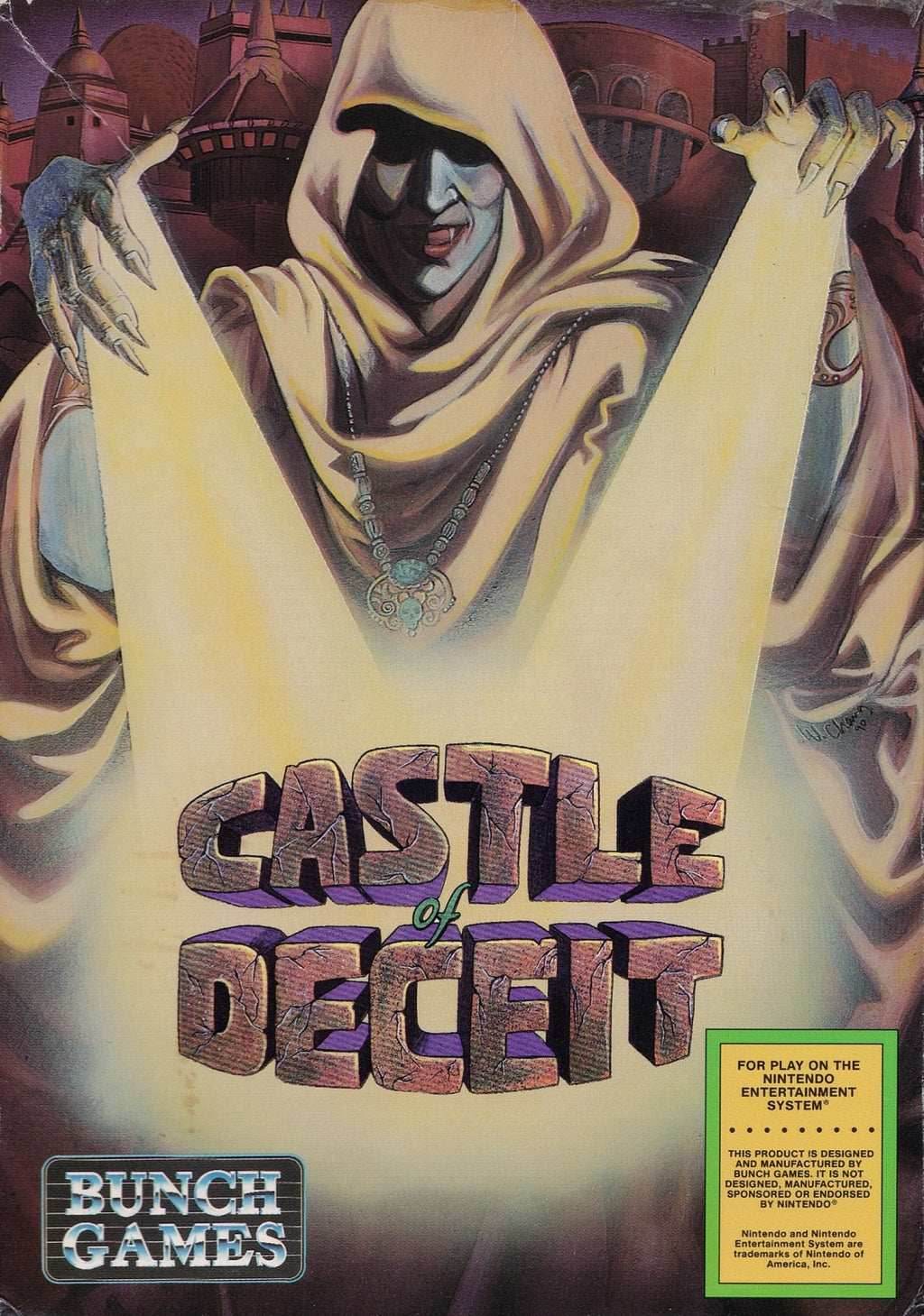 Castle of Deceit (Nintendo NES) - Game Manual Only