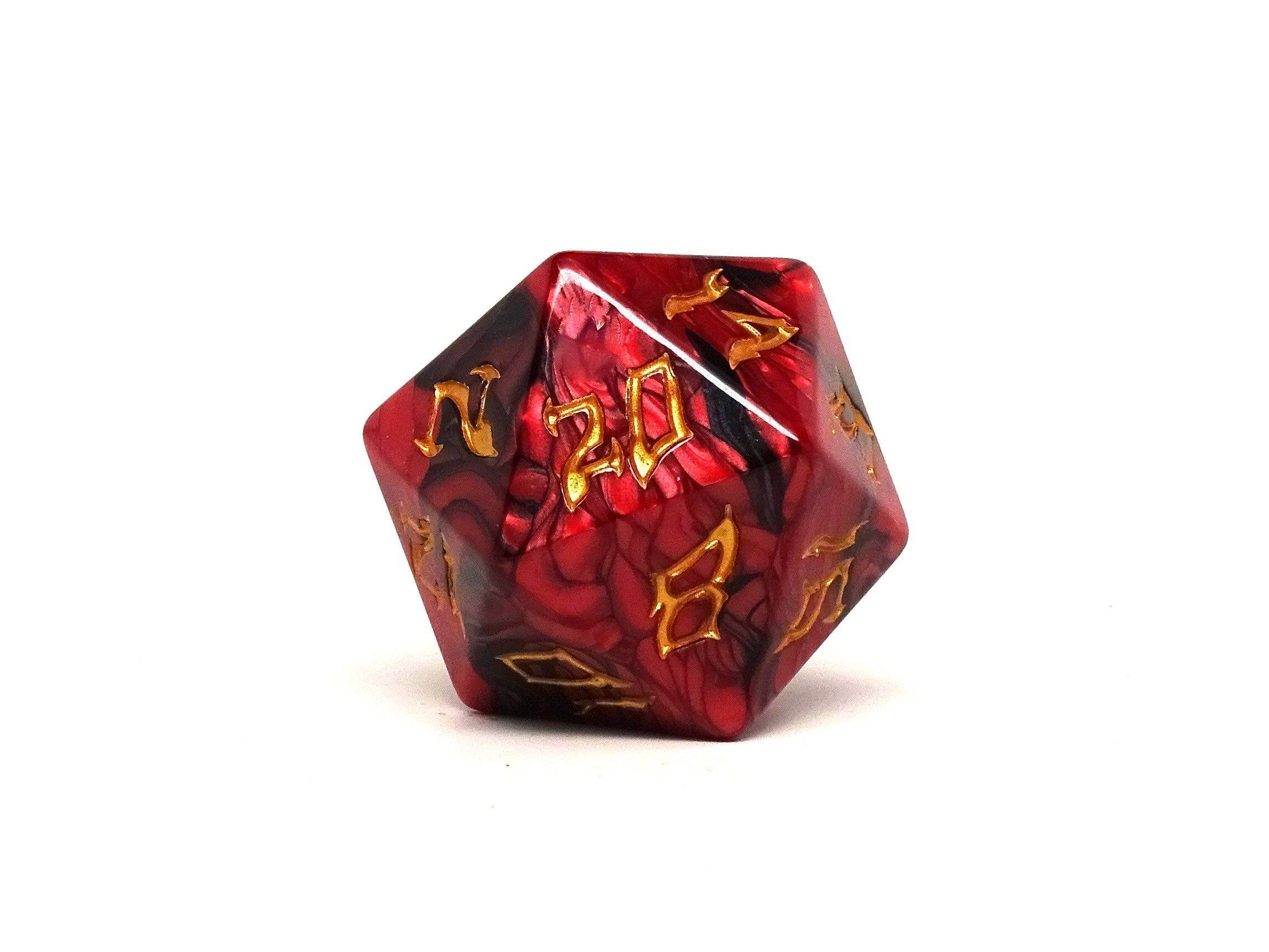 48mm Dice of the Giants - Fire Giant D20 - 