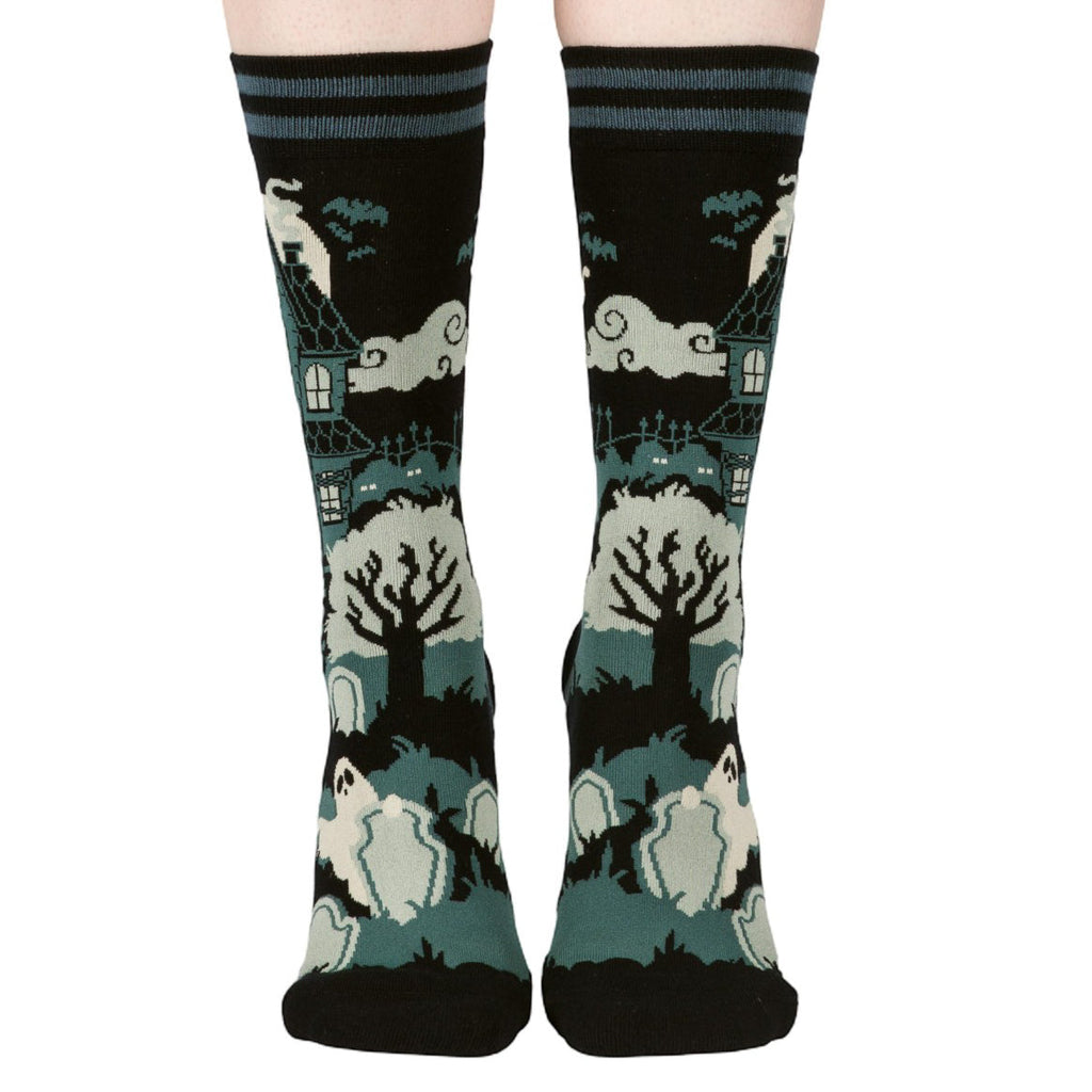 Dead End Manor Crew Socks