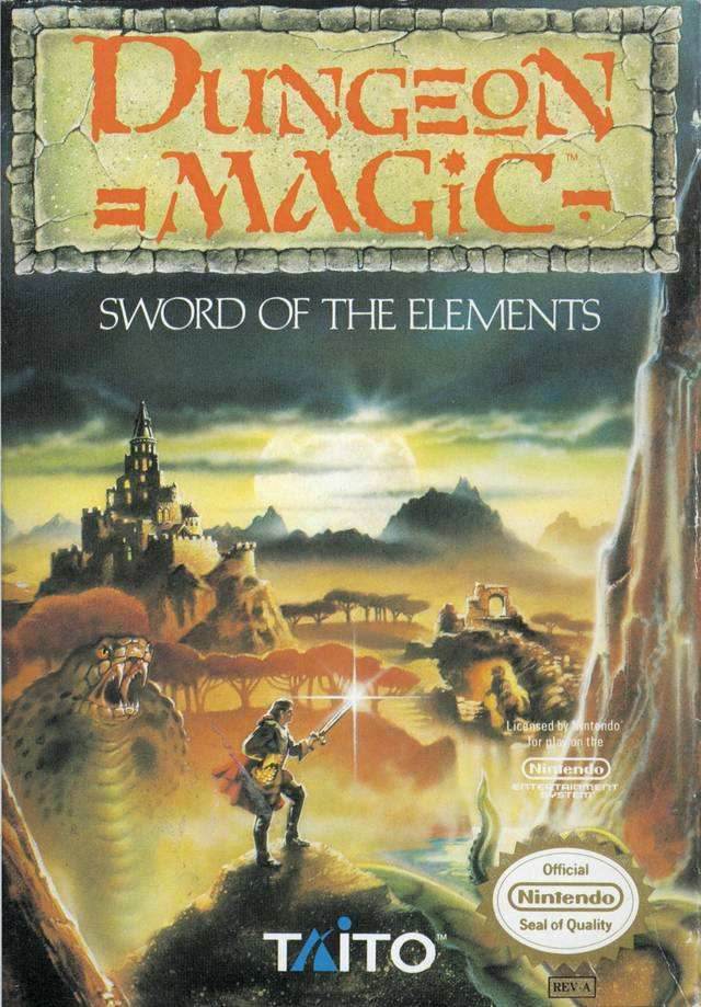 Dungeon Magic (Nintendo NES) - Game Manual Only