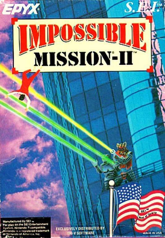 Impossible Mission II (Nintendo NES) - Game Manual Only