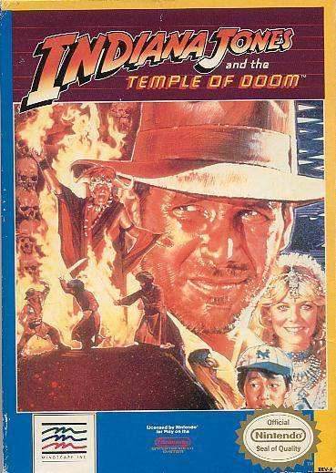Indiana Jones and the Temple Of Doom (Nintendo NES) - Game Manual Only