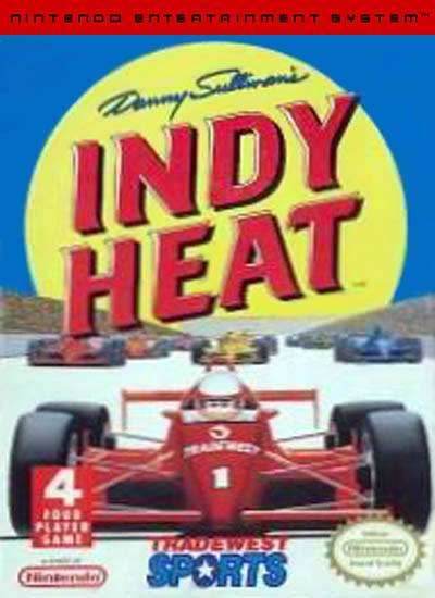 Danny Sullivan's Indy Heat (Nintendo NES) - Game Manual Only