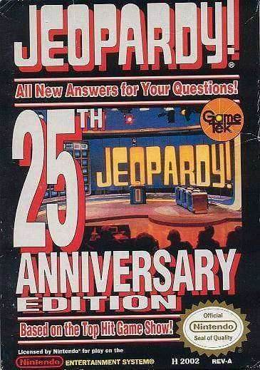 Jeopardy! 25th Anniversary (Nintendo NES) - Game Manual Only