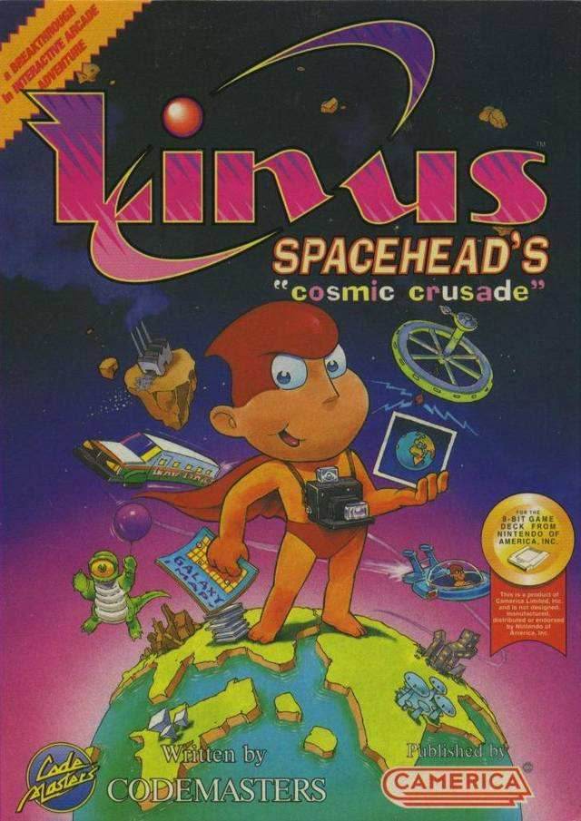Linus Spacehead's Cosmic Adventure (Nintendo NES) - Game Manual Only