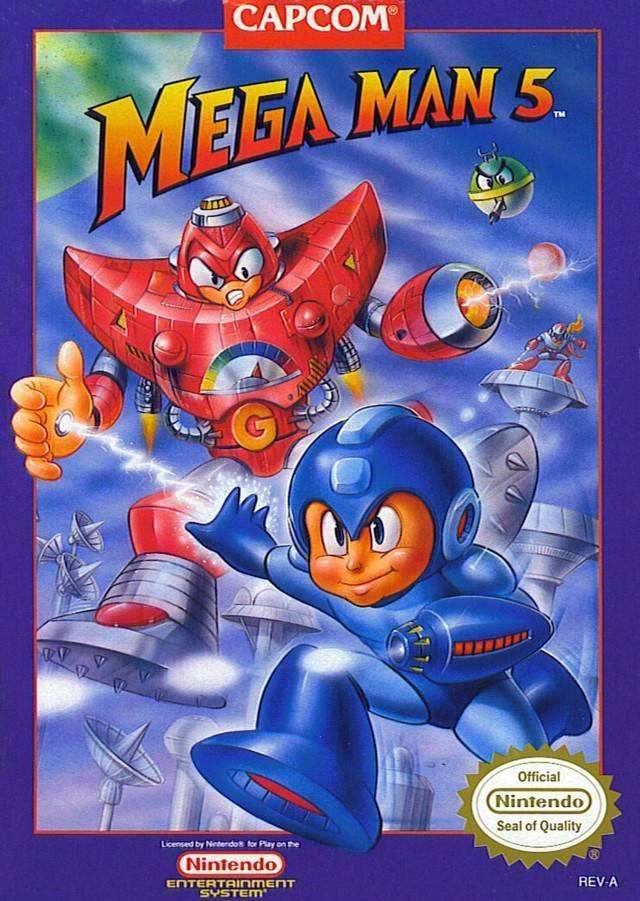 Mega Man 5 (Nintendo NES) - Game Manual Only