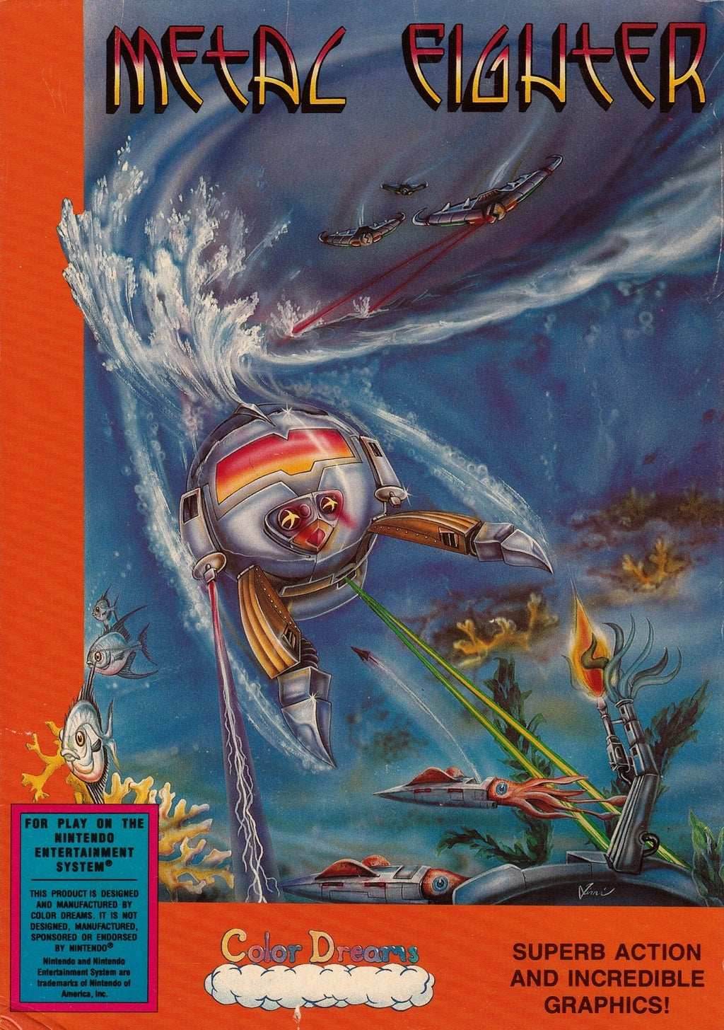 Metal Fighter (Nintendo NES) - Game Manual Only