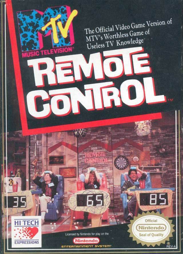 MTV's Remote Control (Nintendo NES) - Game Manual Only