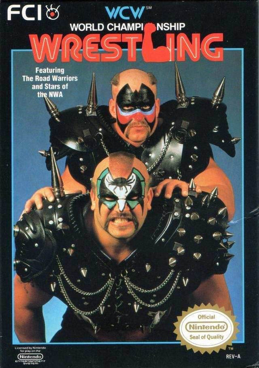 WCW World Championship Wrestling (Nintendo NES) - Game Manual Only