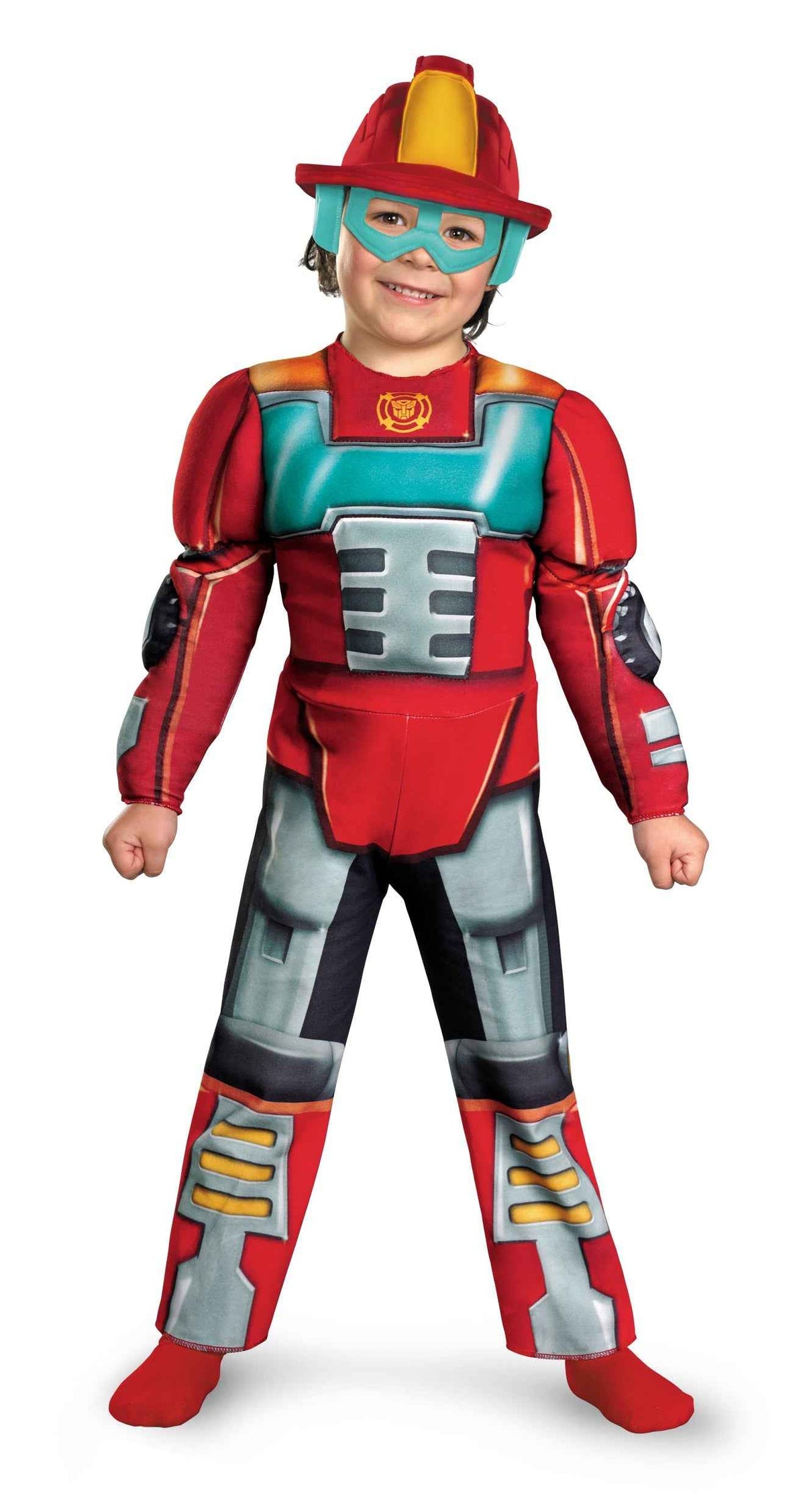 Heatwave Rescue Bot Muscle High Quality Toddler Costume X-Small 3T-4T