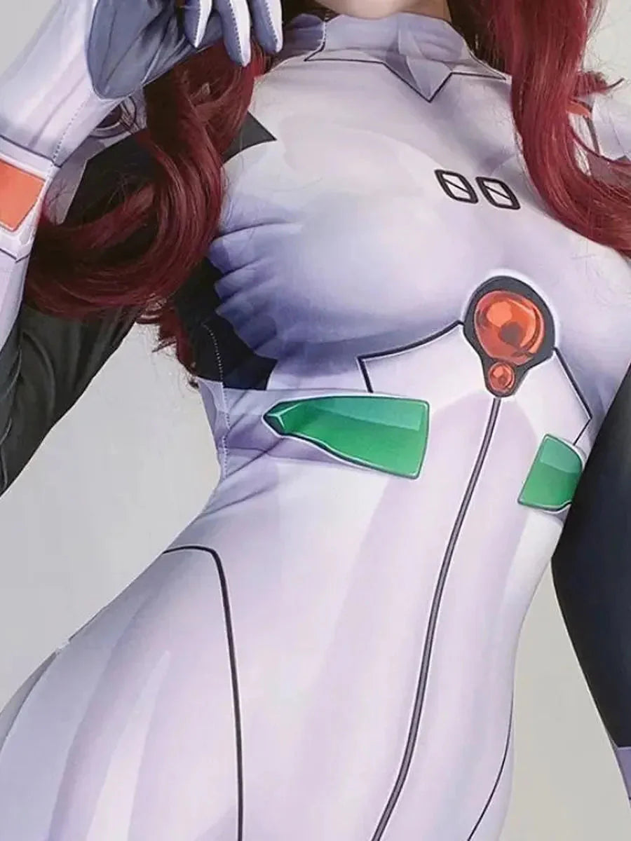 'Rei Ayanami' EVA Cosplay Sexy Tights Bodysuit