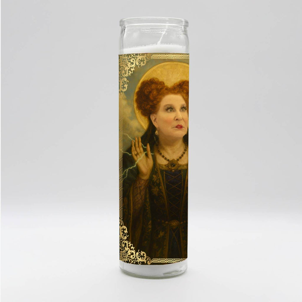 Saint Witchy Sisters Candle Set - White