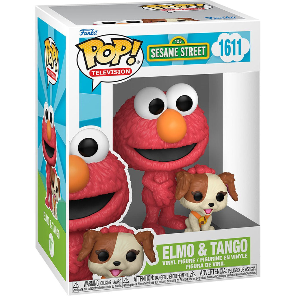 Sesame Street Elmo And Tango Funko Pop