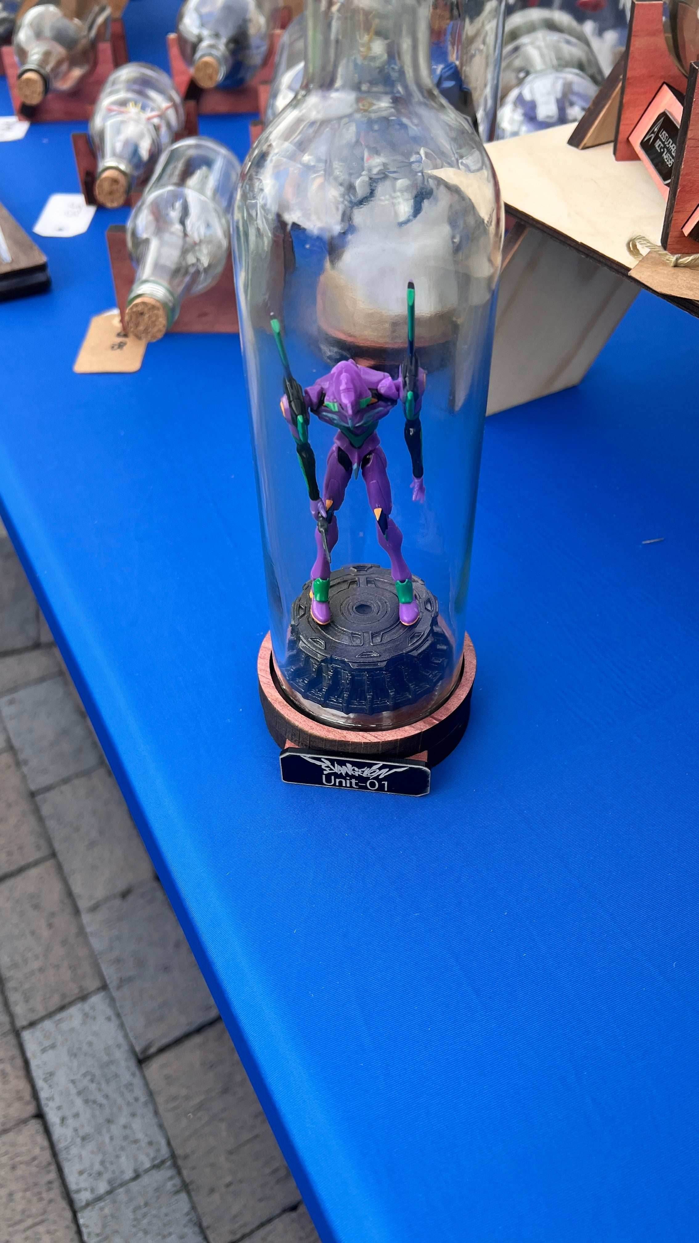 Evangellion Unit-01 Starship in a Bottle - 