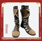Genshin Impact cos clothes Duluk cos game full suit cosplay clothing matching shoes - Luke's shoes / 36