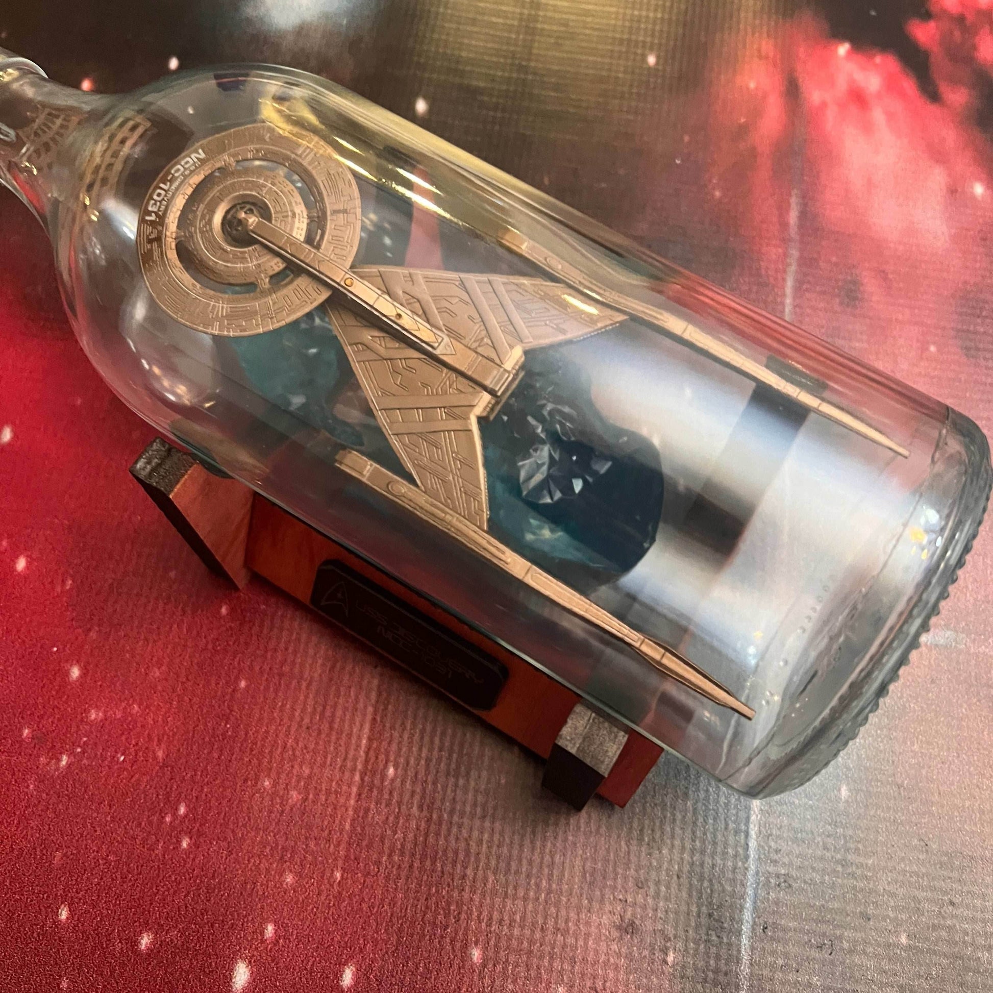 Star Trek USS Discovery NCC-1031 Starship in a Bottle - 