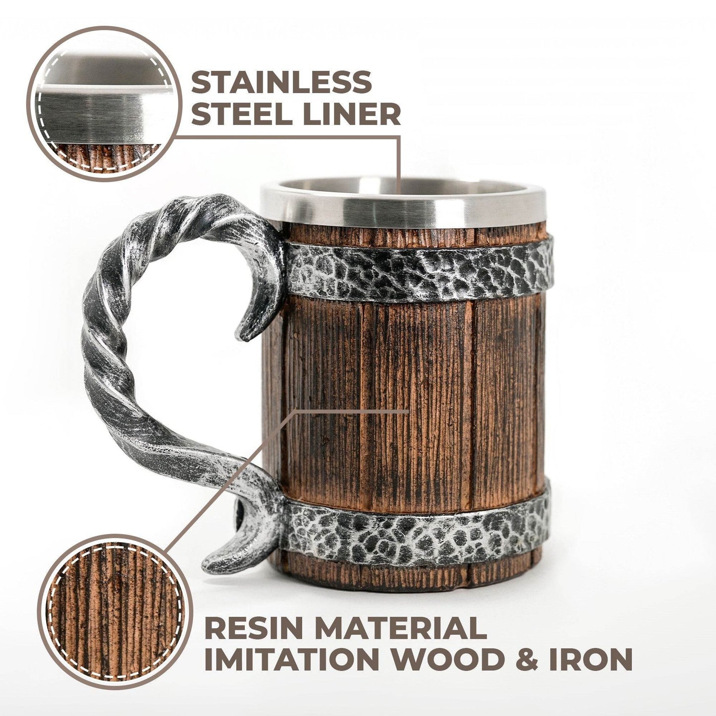 Beer Barrel Tankard - 
