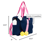 Brooklyn Pickleball Bag - Greenwich Green stripe
