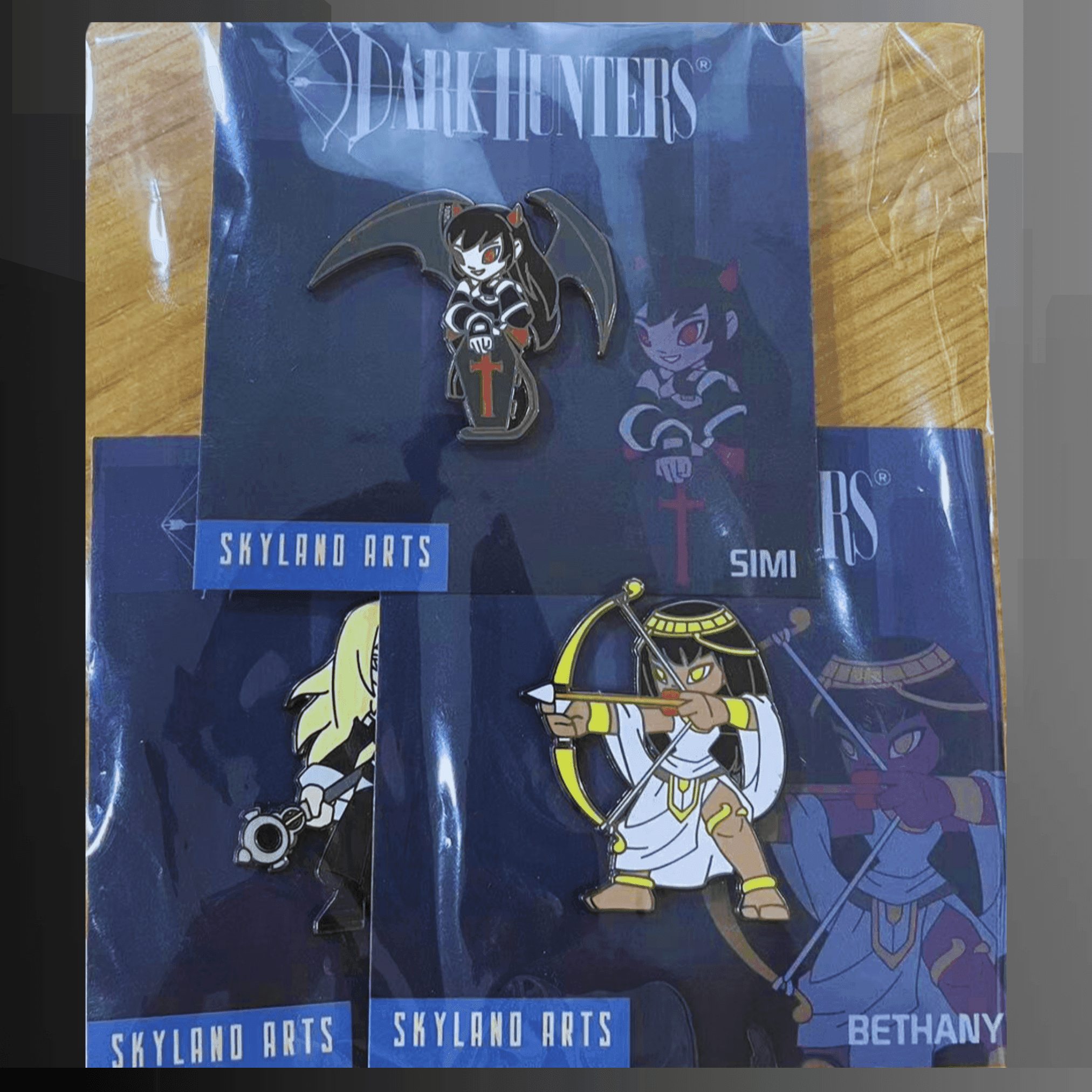 Dark-Hunter Wave1B 3-Pin Pack + FREE STICKERS + save on shipping! - 