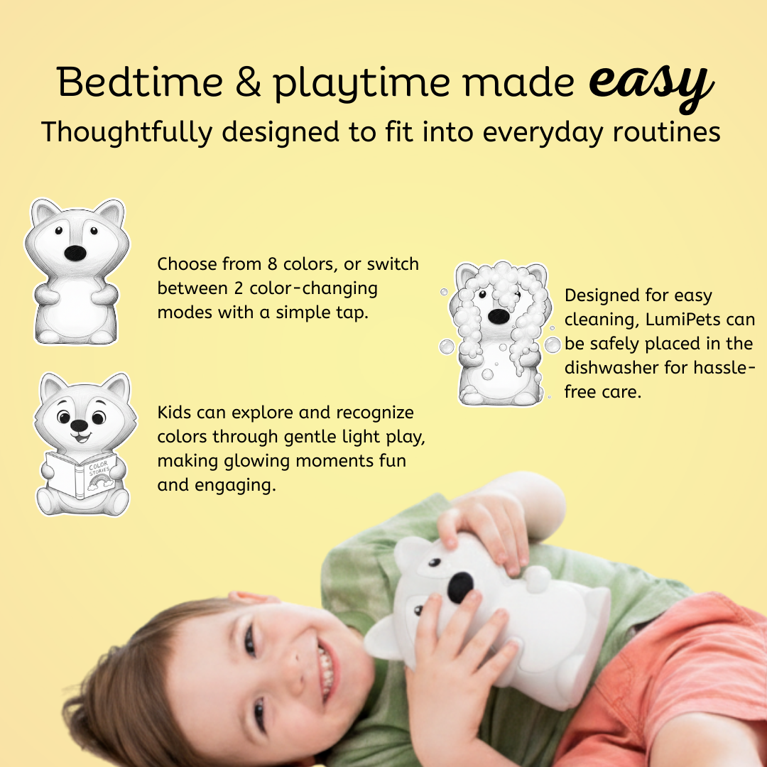 LumiPets® Felix the Fox- Children's Touch Night Light Junior