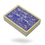 Faded Rider Back Blue Bicycle Deck