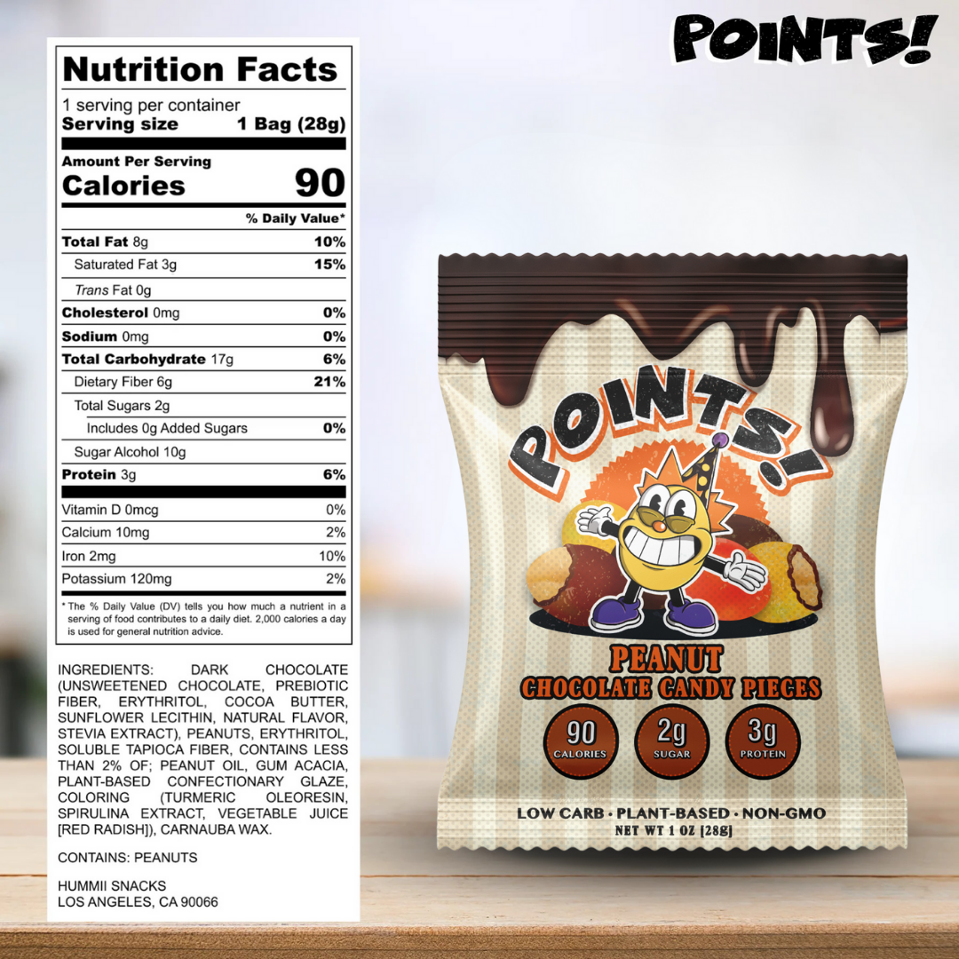 Low Glycemic Peanut Chocolate Candies