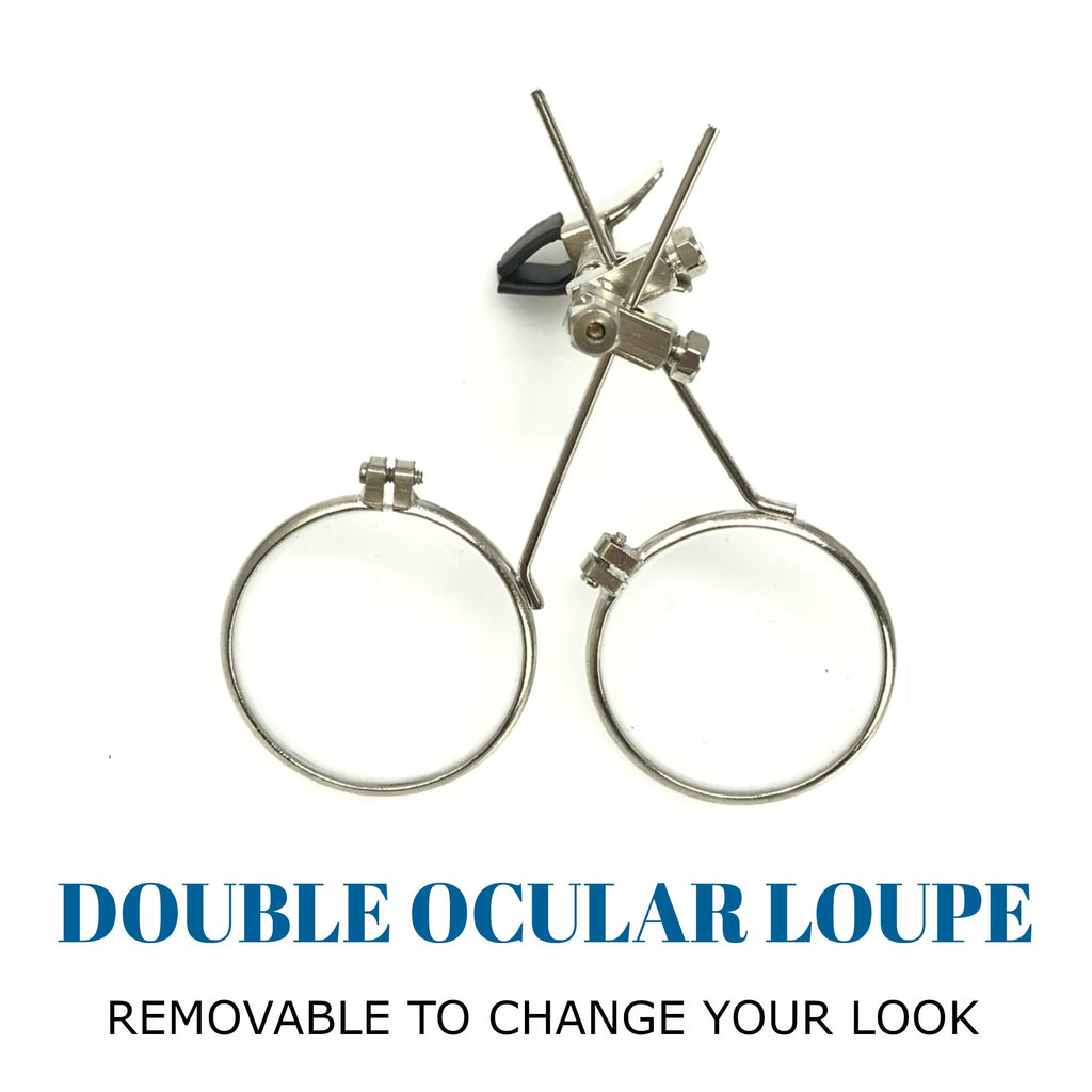 Airship captain pirate eyepatch monocle Rave goggle with magnifying eye loupes
