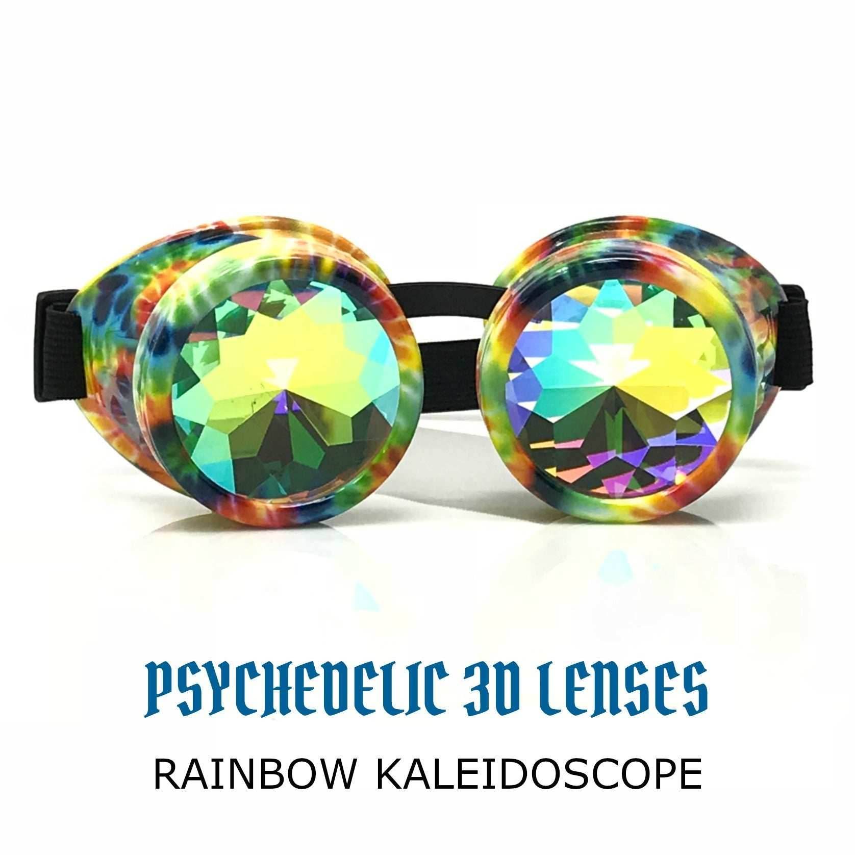 Rave Kaleidoscope Goggles hippy glasses - 