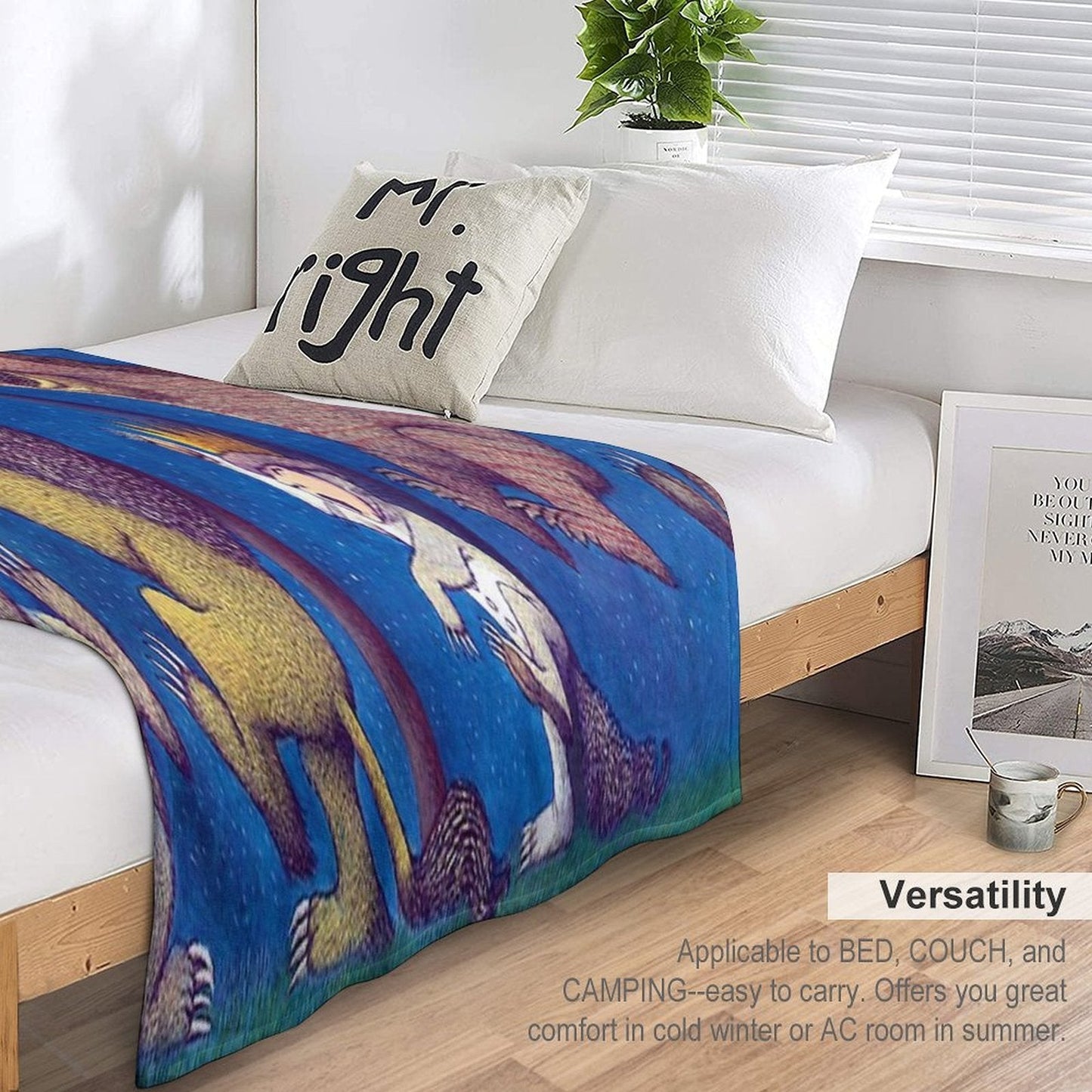 Where The Wild Things Are Throw Blanket