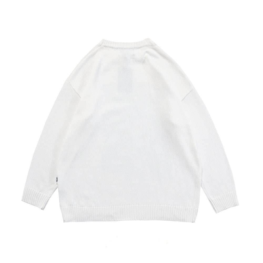 Desert Cactus Knit Sweater - Black / S