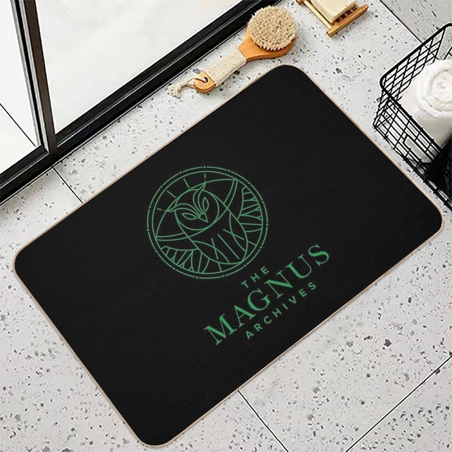 All Seeing Owl  Absorbent Bath Mat